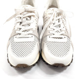LOUIS VUITTON sneakers GO0195 Runaway line Low cut sneakers leather white Women Second hand