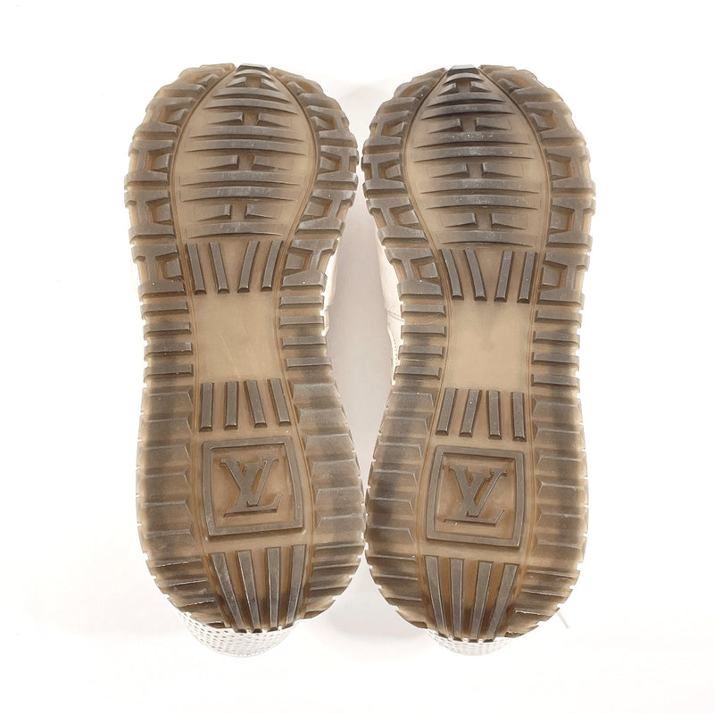 LOUIS VUITTON sneakers GO0195 Runaway line Low cut sneakers leather white Women Second hand