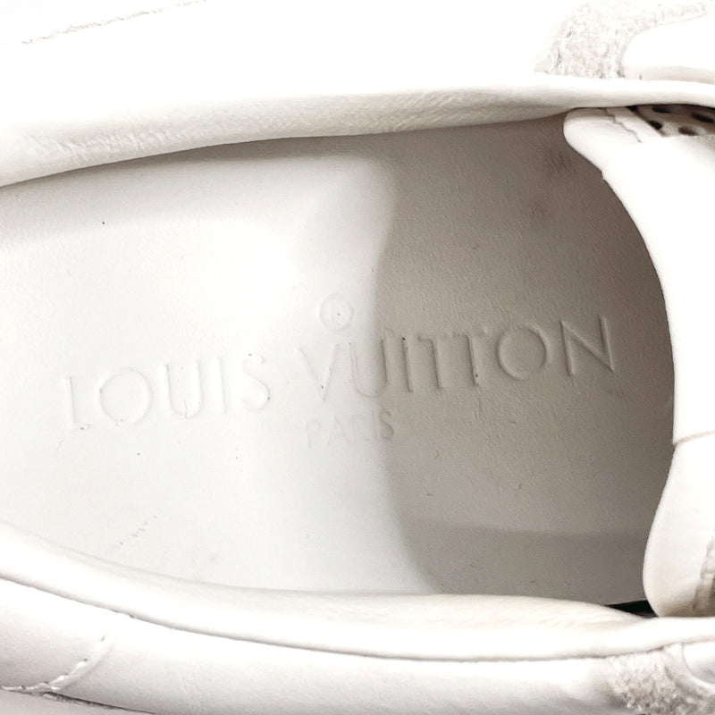 LOUIS VUITTON sneakers GO0195 Runaway line Low cut sneakers leather white Women Second hand