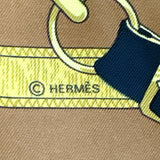 HERMES scarf Carre90 <html lang="ja">
 
 <body>
  Eperon d'Or エプロンドール silk Brown Women Second hand