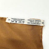 HERMES scarf Carre90 <html lang="ja">
 
 <body>
  Eperon d'Or エプロンドール silk Brown Women Second hand
