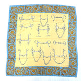 GUCCI scarf Horsebit silk beige beige Women Second hand