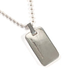 TIFFANY&Co. Necklace Atlas plate Ball chain Silver925 Silver unisex Second hand