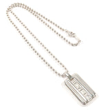 TIFFANY&Co. Necklace Atlas plate Ball chain Silver925 Silver unisex Second hand