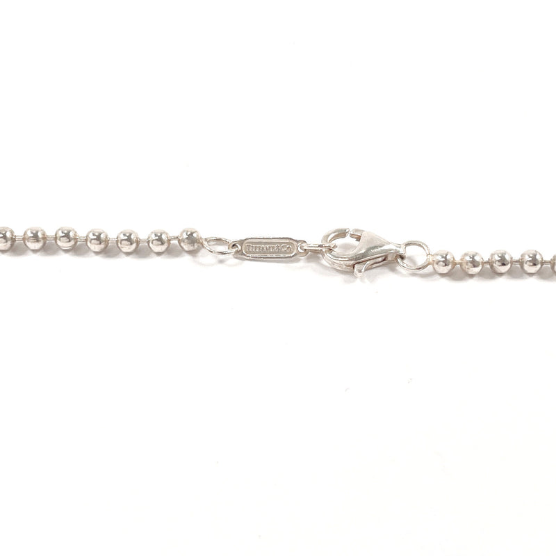 TIFFANY&Co. Necklace Atlas plate Ball chain Silver925 Silver unisex Second hand