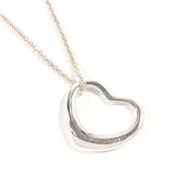TIFFANY&Co. Necklace Open heart Elsa Peretti Silver925 Silver Women Second hand