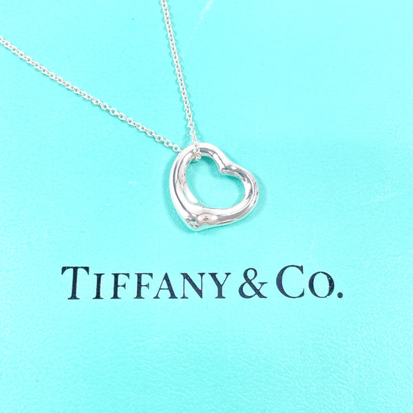 TIFFANY&Co. Necklace Open heart Elsa Peretti Silver925 Silver Women Second hand