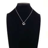 TIFFANY&Co. Necklace Open heart Elsa Peretti Silver925 Silver Women Second hand