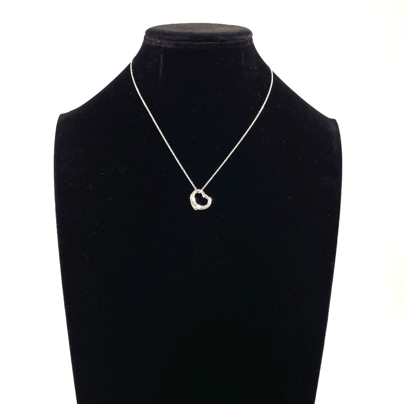 TIFFANY&Co. Necklace Open heart Elsa Peretti Silver925 Silver Women Second hand