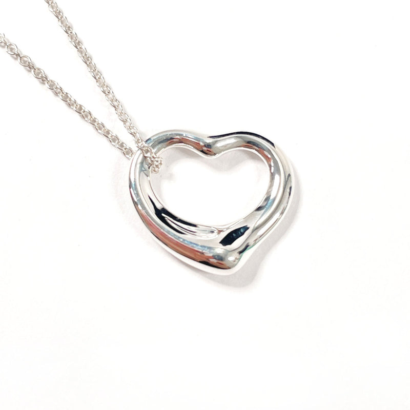 TIFFANY&Co. Necklace Open heart Elsa Peretti Silver925 Silver Women Second hand