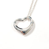 TIFFANY&Co. Necklace Open heart Elsa Peretti Silver925 Silver Women Second hand