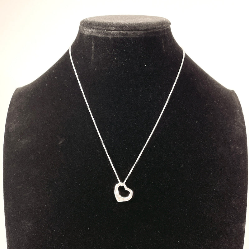 TIFFANY&Co. Necklace Open heart Elsa Peretti Silver925 Silver Women Second hand