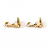 Christian Dior Earring vintage Gold Plated/Rhinestone gold Women