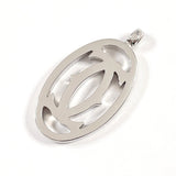 CARTIER charm T1220148 Double sea metal Silver unisex Second hand