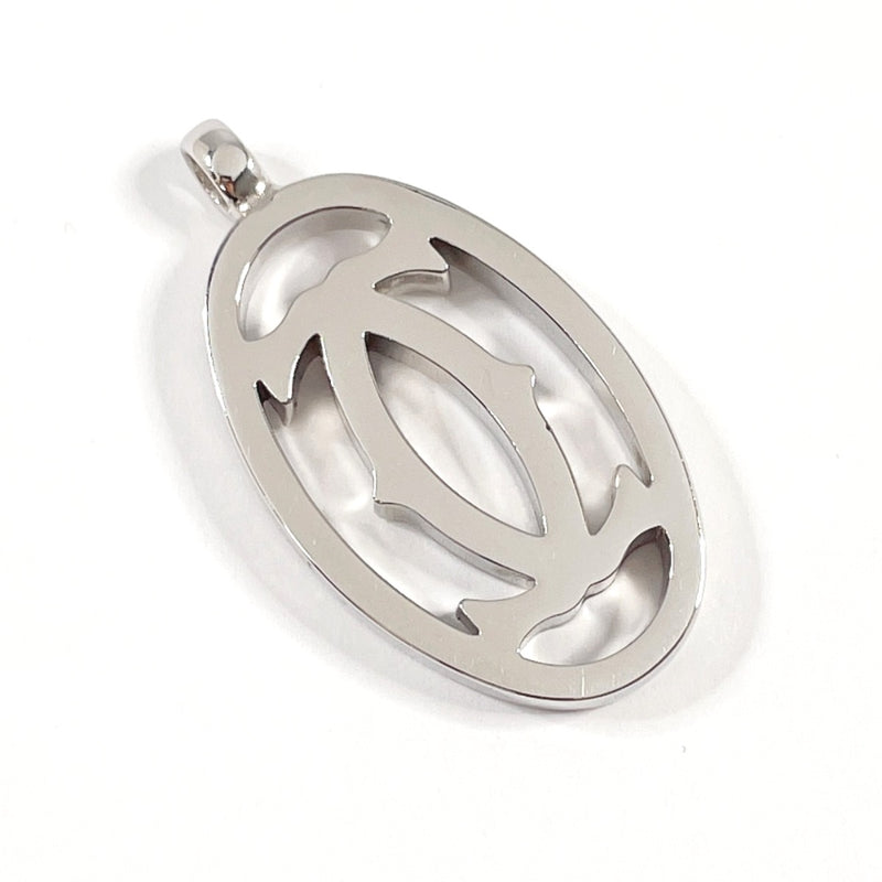 CARTIER charm T1220148 Double sea metal Silver unisex Second hand