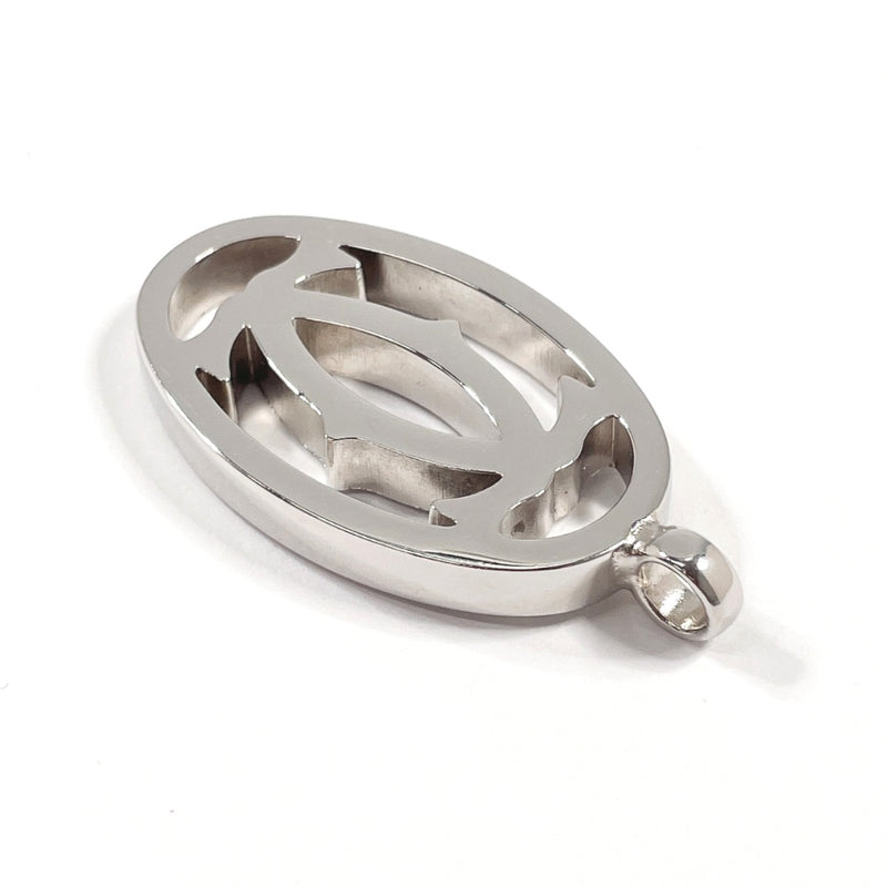 CARTIER charm T1220148 Double sea metal Silver unisex Second hand