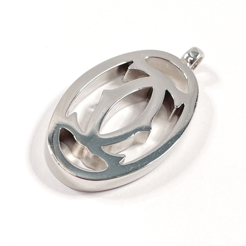 CARTIER charm T1220148 Double sea metal Silver unisex Second hand