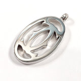 CARTIER charm T1220148 Double sea metal Silver unisex Second hand