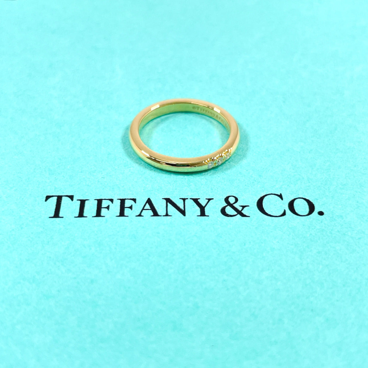 k18 ティファニー リング TIFFANY&Co. Ring Wedding band ring Forever K18 yellow gold/diamond