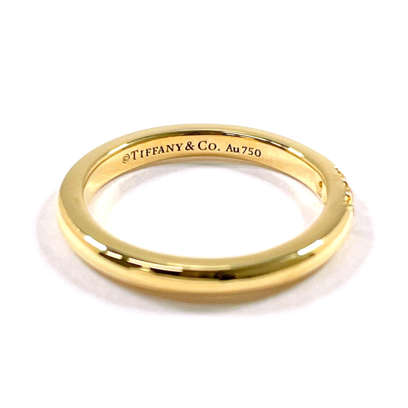 TIFFANY&Co. Ring Wedding band ring Forever K18 yellow gold/diamond #One Size gold Women Second hand