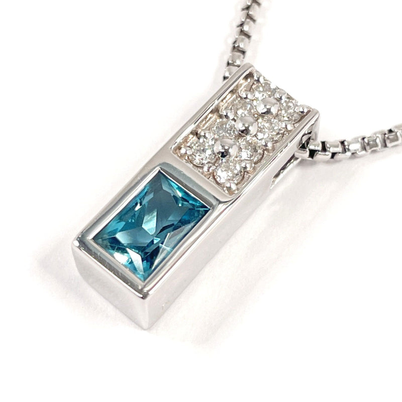 CELINE Necklace Pt900Platinum/Pt850Platinum/diamond Silver Women Second hand