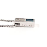 CELINE Necklace Pt900Platinum/Pt850Platinum/diamond Silver Women Second hand