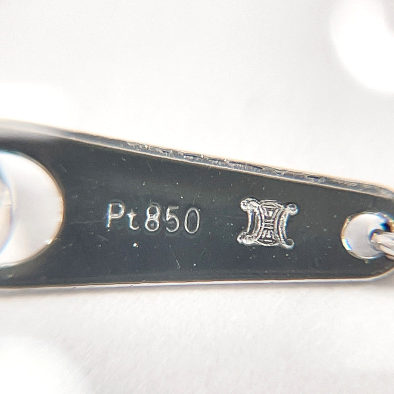 CELINE Necklace Pt900Platinum/Pt850Platinum/diamond Silver Women Second hand