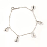 TIFFANY&Co. bracelet Teardrop 5P Elsa Peretti Silver925 Silver Women Second hand