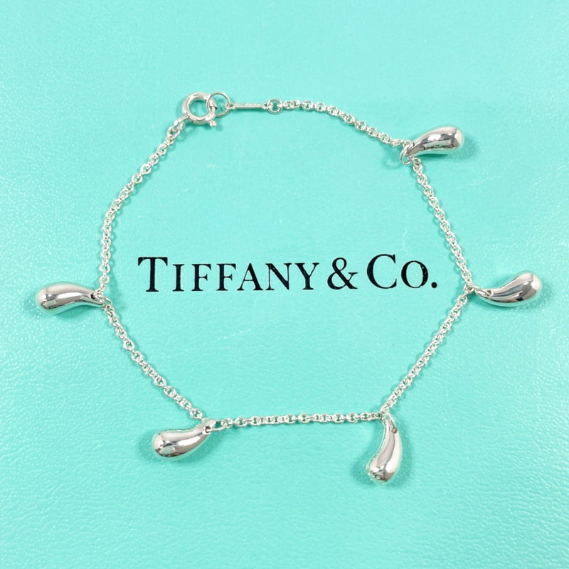 TIFFANY&Co. bracelet Teardrop 5P Elsa Peretti Silver925 Silver Women Second hand