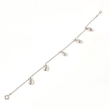 TIFFANY&Co. bracelet Teardrop 5P Elsa Peretti Silver925 Silver Women Second hand