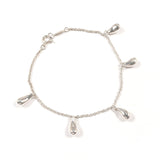 TIFFANY&Co. bracelet Teardrop 5P Elsa Peretti Silver925 Silver Women Second hand