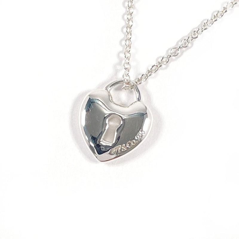 TIFFANY&Co. Necklace lock heart Silver925 Silver Women Second hand