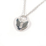 TIFFANY&Co. Necklace lock heart Silver925 Silver Women Second hand