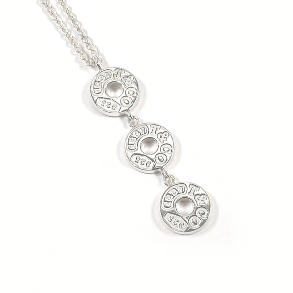 TIFFANY&Co. Necklace 1837 Three drop circle Silver925 Silver Women Second hand
