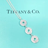 TIFFANY&Co. Necklace 1837 Three drop circle Silver925 Silver Women Second hand