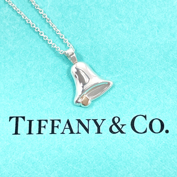 TIFFANY&Co. Necklace bell Silver925/K18 yellow gold Silver Women Second hand