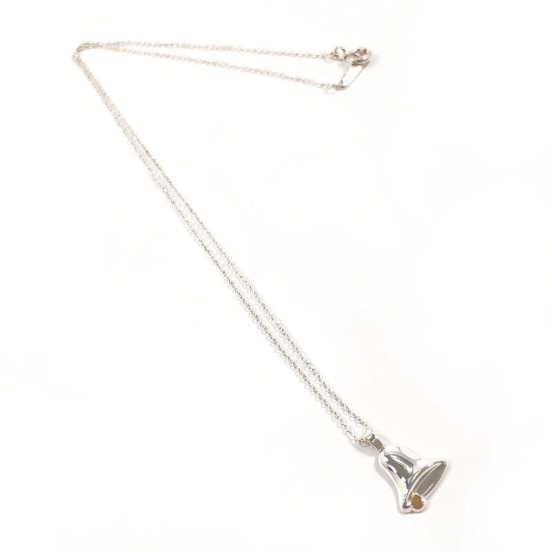 TIFFANY&Co. Necklace bell Silver925/K18 yellow gold Silver Women Second hand
