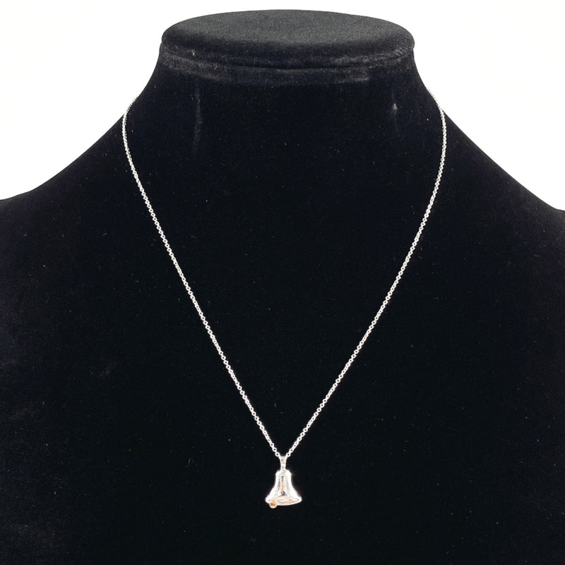 TIFFANY&Co. Necklace bell Silver925/K18 yellow gold Silver Women Second hand