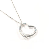 TIFFANY&Co. Necklace Elsa Peretti Open heart Silver925 Silver Women Second hand
