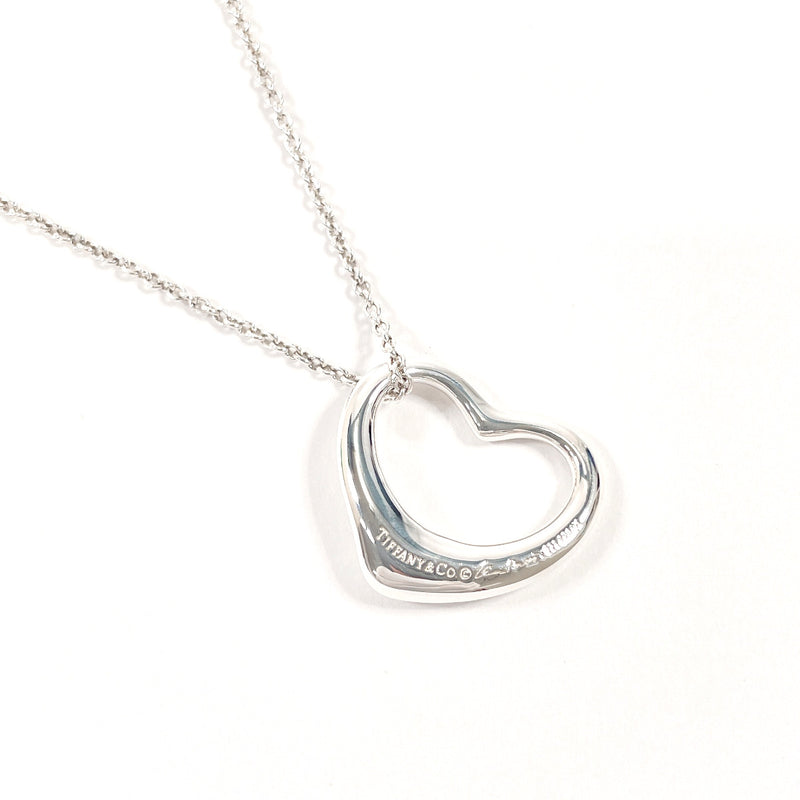 TIFFANY&Co. Necklace Elsa Peretti Open heart Silver925 Silver Women Second hand