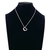 TIFFANY&Co. Necklace Elsa Peretti Open heart Silver925 Silver Women Second hand