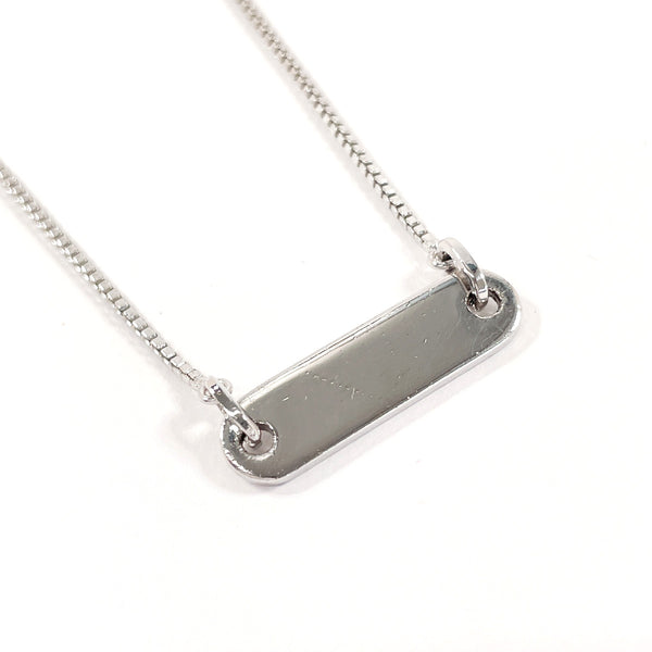 Christian Dior Necklace with logo metal Silver Women Second hand
