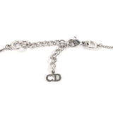 Christian Dior Necklace with logo metal Silver Women Second hand