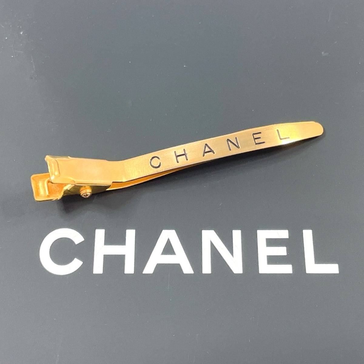 CHANEL Other accessories Barrette logo Gold Plated gold 96 A Women