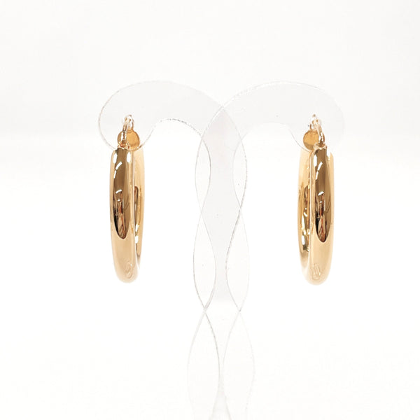 JIL SANDER earring J11VG0001 Hoop earring Silver925 gold Women Second hand