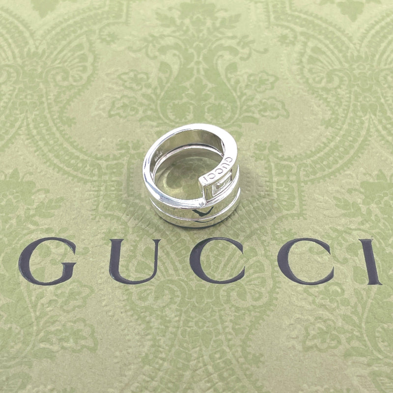 GUCCI Ring G logo snake Silver925 #US 4 1/2 Silver Women Second hand