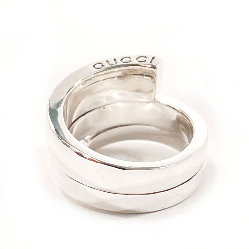 GUCCI Ring G logo snake Silver925 #US 4 1/2 Silver Women Second hand