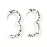 GUCCI earring Interlocking G Hoop earring Silver925 Silver unisex Second hand