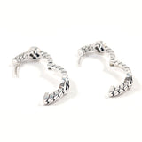 GUCCI earring Interlocking G Hoop earring Silver925 Silver unisex Second hand