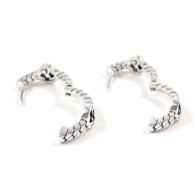 GUCCI earring Interlocking G Hoop earring Silver925 Silver unisex Second hand